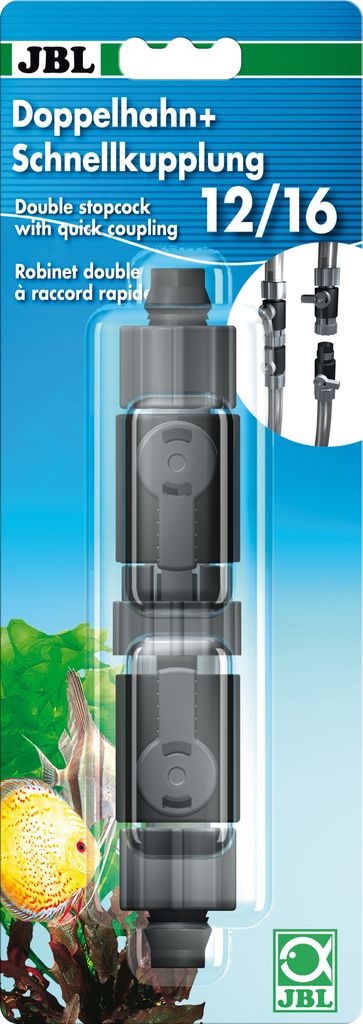 JBL Doppelhahn + Schnellkupplung 12/16 + Produktbild 
