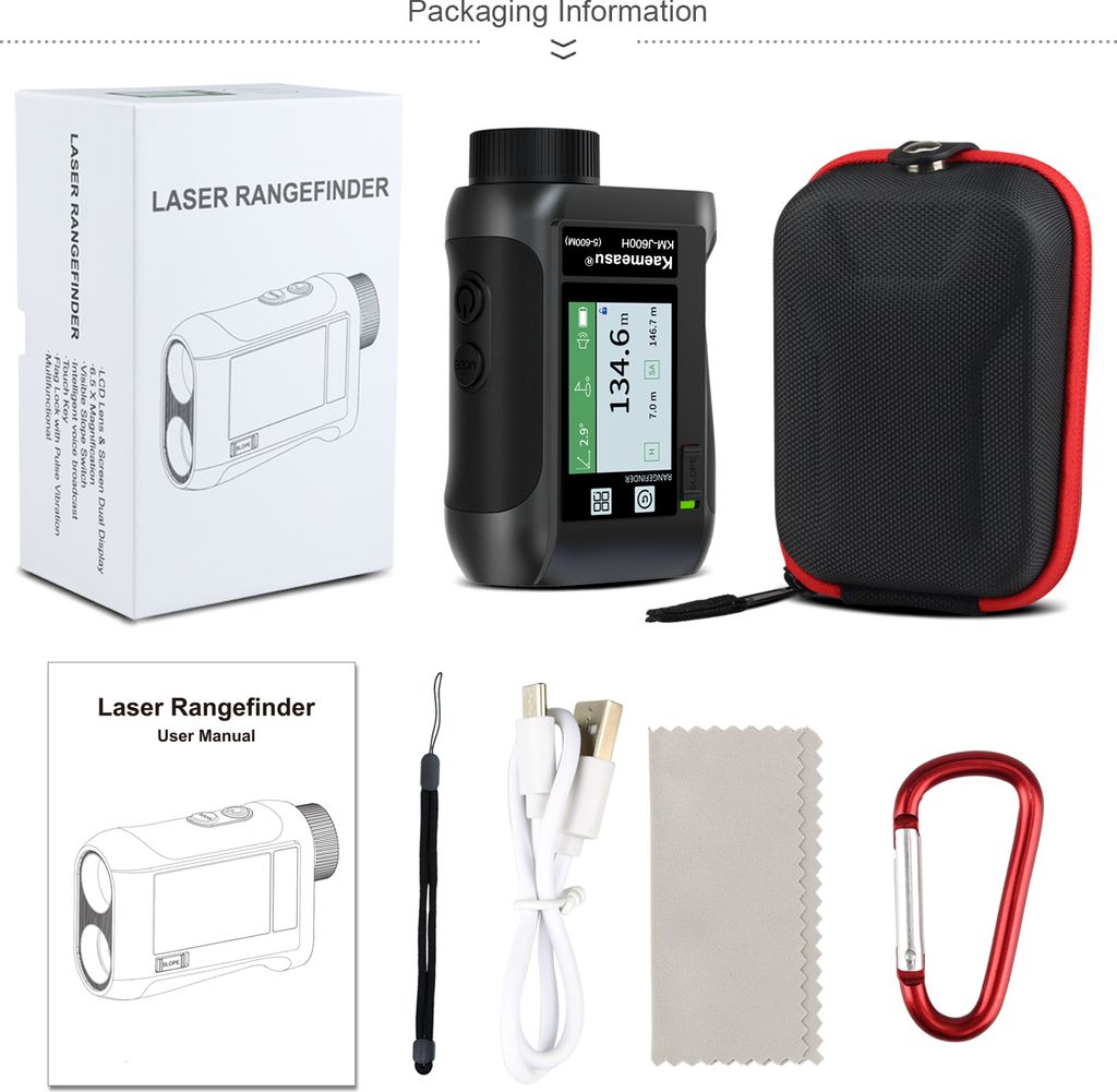 800M Golf-Entfernungsmesser-Entfernungsmesser mit Produktbild 2