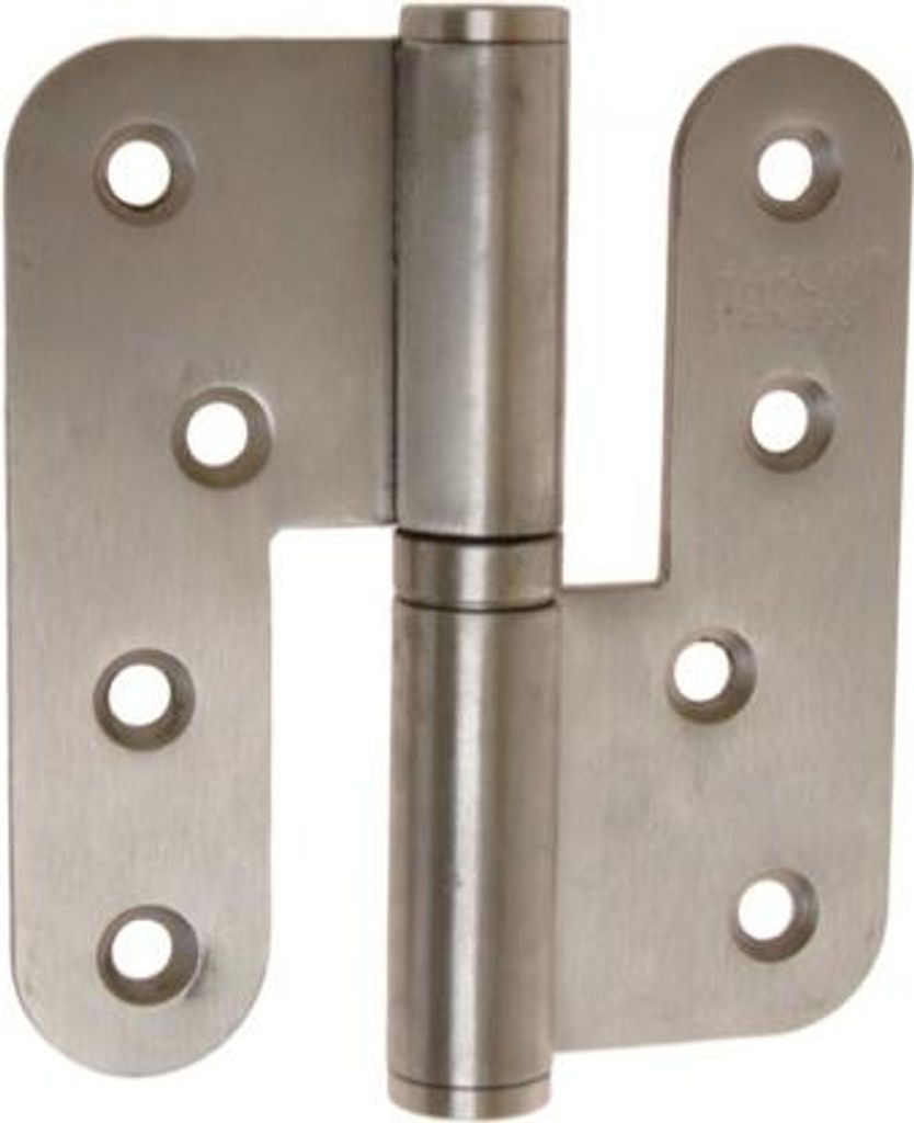 HR-Lager-Scharnier 100x89x3 mm Edelstahl SUS 202, links