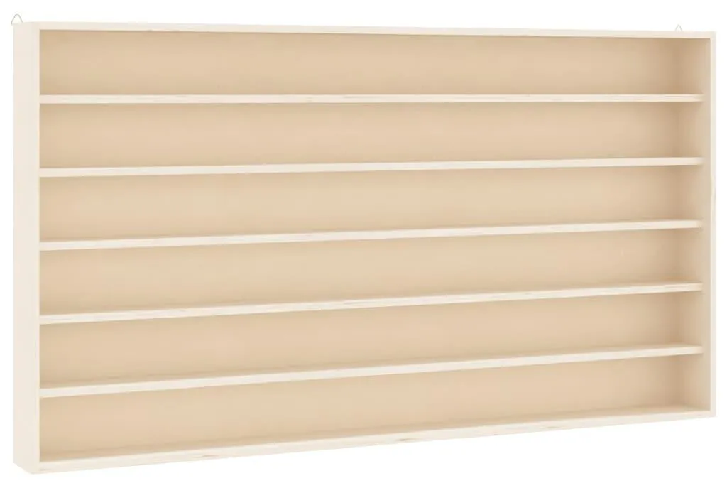 Rangement mural pour voitures miniatures et figurines vitrine bois