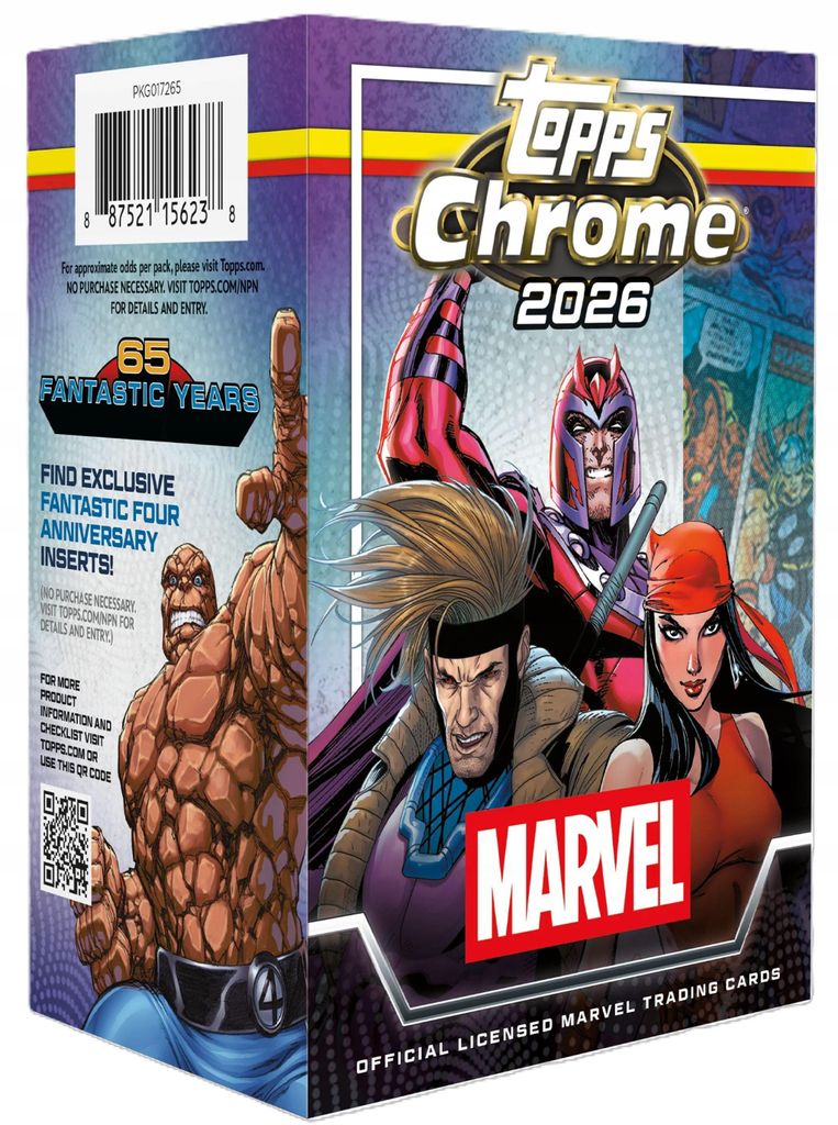 2026 Topps Chrome Marvel Comics – Value Box Produktbild 