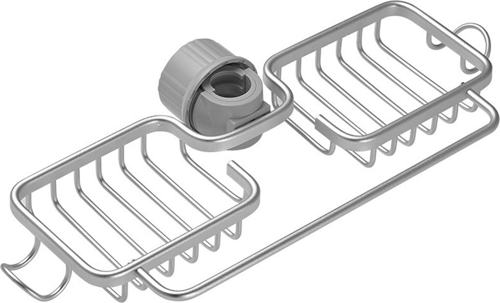 Abflussregal für die Küchenspüle, platzsparend, Wasserhahnhalter, Schwammbürste, Handtuchtrockner, Badezimmer-Organizer für Zuhause