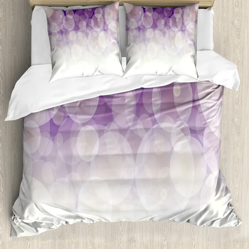 Set Letto ABAKUHAUS 200x200 Anti-Allergie Coconut Violet