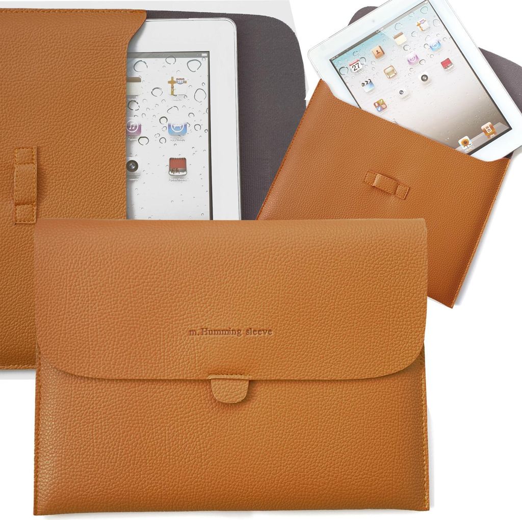 Apple iPad 2 IPad 3 iPad 4 Tasche 9.7 Zoll Schutzhülle Sleevetasche Hülle Etui Schutztasche Vintage Tasche Cover Farbe: Braun