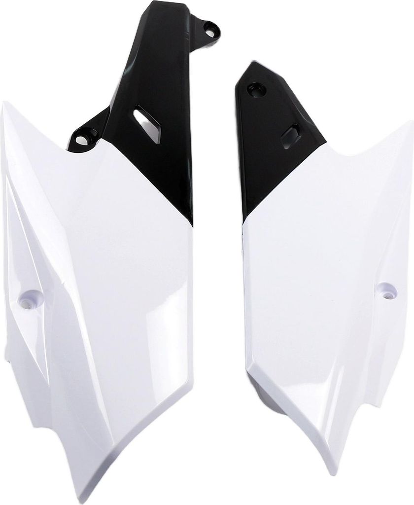 Seitenverkleidung UFO PLAST Verkleidung 2-teilig für Yamaha WR F YZ 250 / 450 ccm Bj. 2014 - 2019, Farbe:weiß OEM