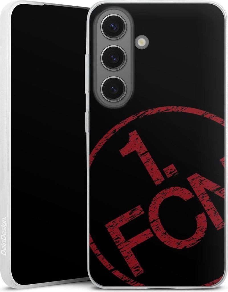 DeinDesign Slim Hülle für Samsung Galaxy S25 Silikon Case Ultra Dünn Handyhülle 1. FCN Fanartikel Textur