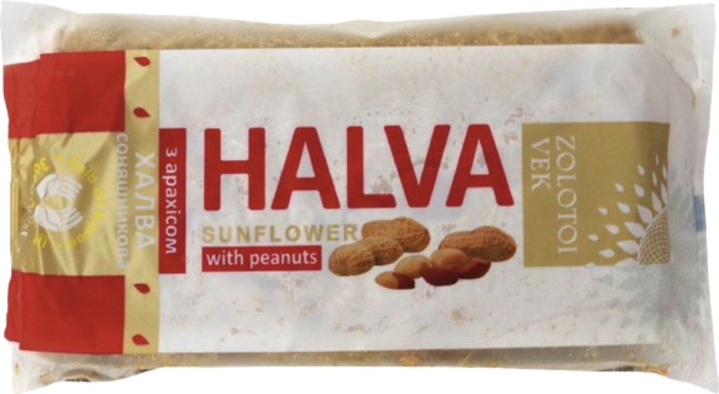 Halva mit Erdnüssen 500g Zolotoj Vek Produktbild 