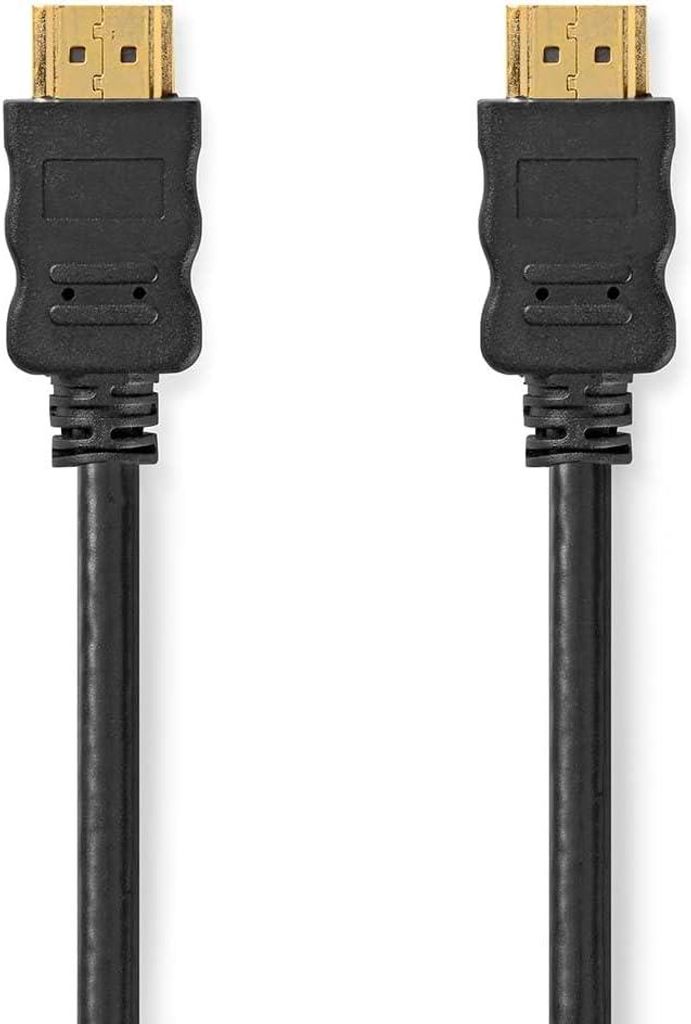 HDMI Kabel 5m 4K 2K FullHD HDR 3D ARC CEC Ethernet Vergoldet Schwarz für TV PC BEAMER LAPTOP XBOX PLAYSTATION