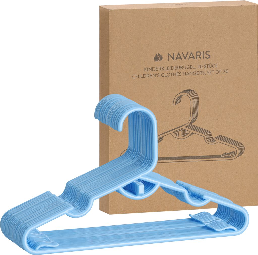 Navaris Kinderkleiderbügel 20er-Pack - robuste und Produktbild 