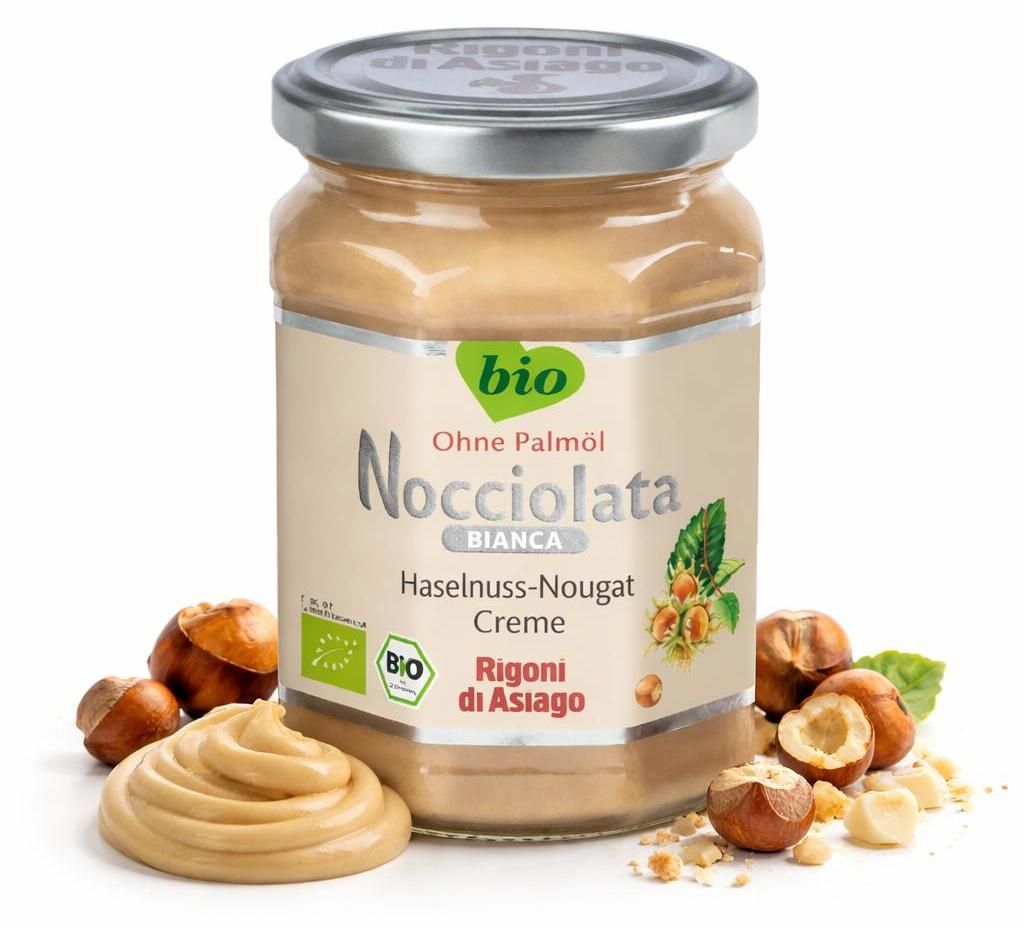 Rigoni di Asiago Nocciolata - weiße Schokolade, Produktbild 