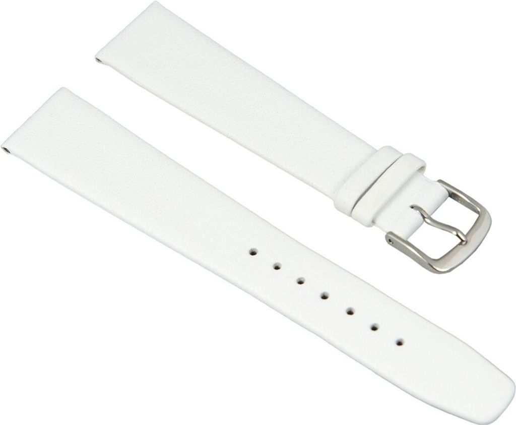 Uhrenarmband Leder weiß Graf Jazz XL 26157S, Stegbreite:20mm