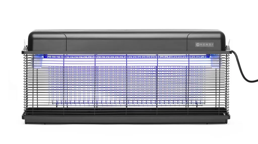 Insetticida HENDI Impermeabile 100m² - Lampada Professionale UV-A 40W - 5