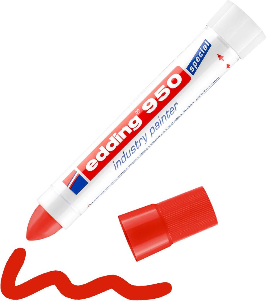 Edding 950 Industry Painter Red (10), Rot Produktbild 