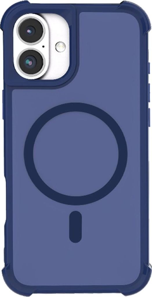 Mobigear Armor Shield iPhone 16 MagSafe Hülle Hardcase Backcover - Blau