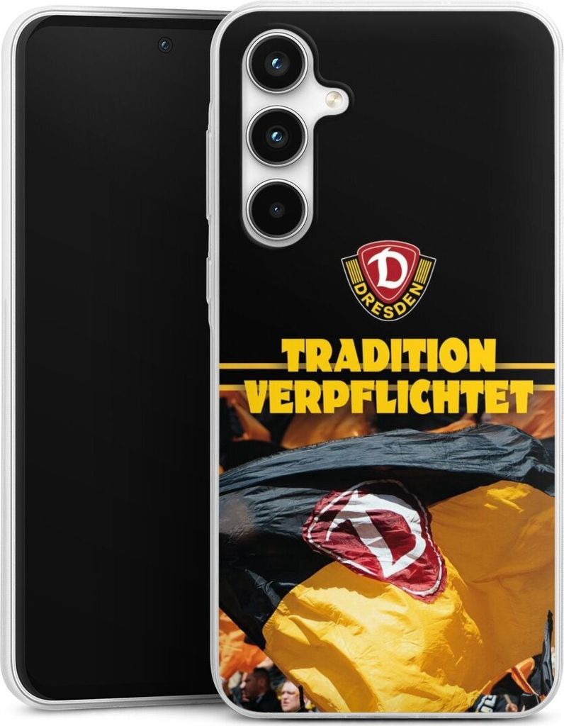 DeinDesign Slim Hülle für Samsung Galaxy A35 5G Silikon Case Ultra Dünn Handyhülle Fanartikel SG Dynamo Dresden SGD