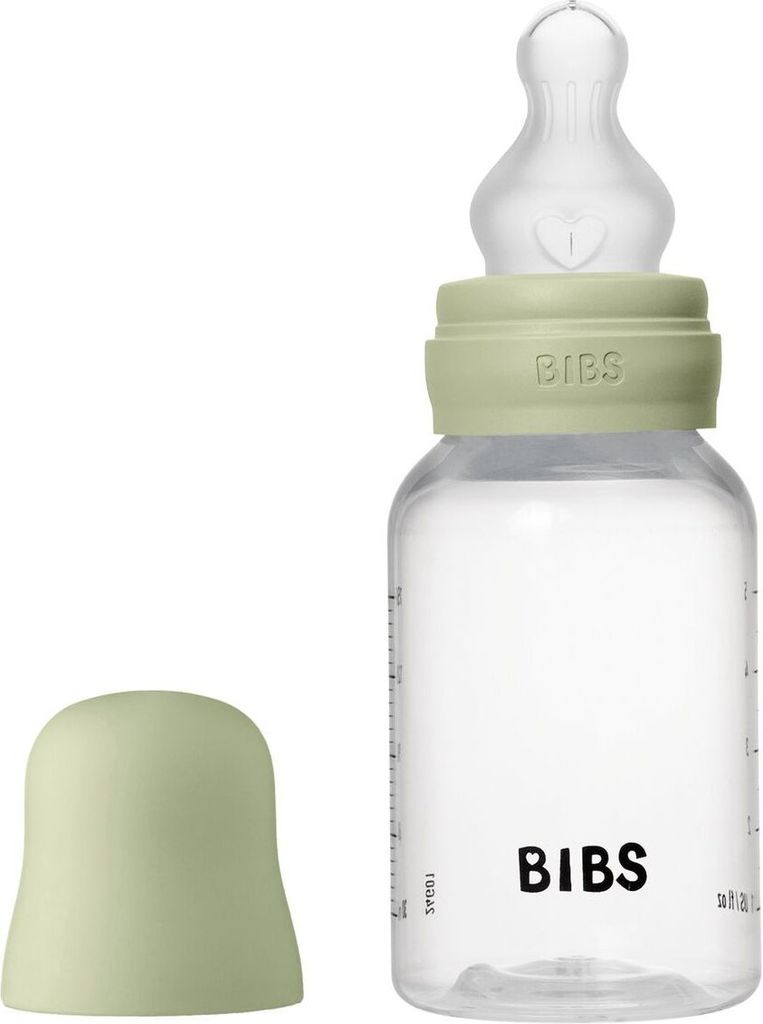 Bibs PP-Flasche Baby Bottle Round 150 ml + Silikon