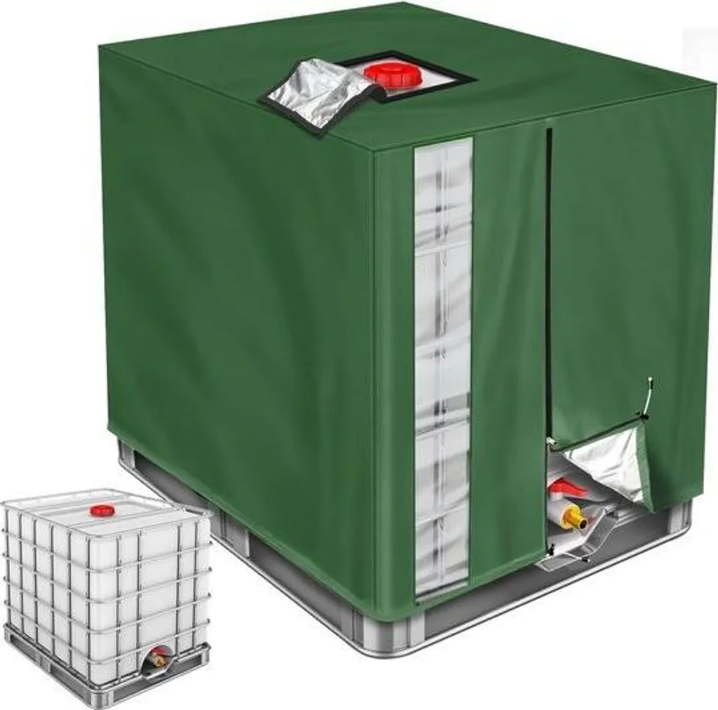 Housse de protection cuve 1000 litres - Bâche étanche pour bac de jardin