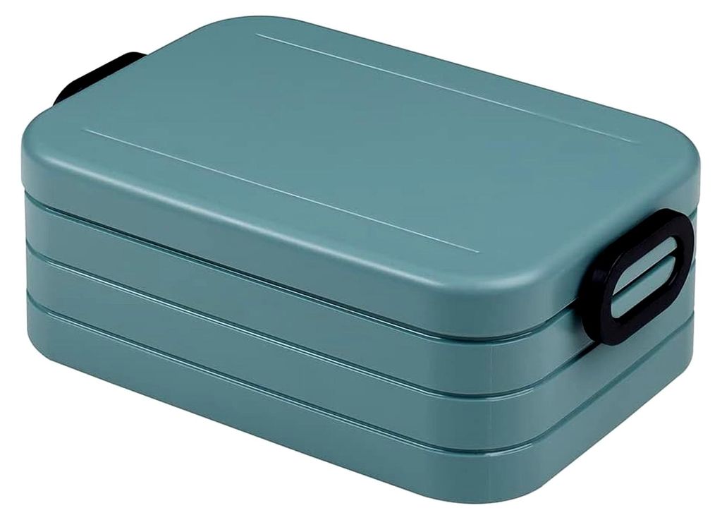 Lunchbox Take a Break Midi - Brotdose To Go - Für 2 Sandwiches oder 4 Brotscheiben - Meal Prep Box - Essensbox mit Unterteilung - Spülmaschinenfe...