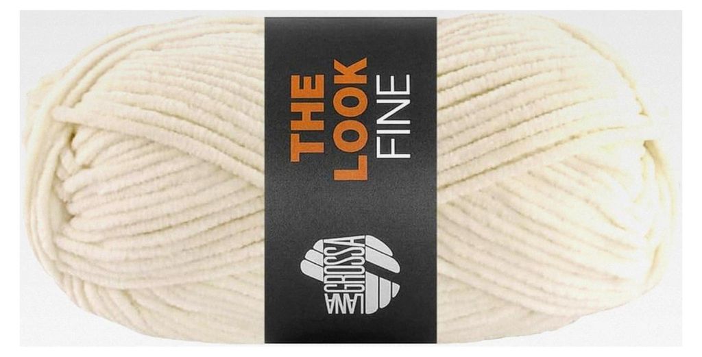 The Look Fine | Feines und samtig weiches Chenillegarn | Handstrickgarn aus 100% Polyester | 50g Wolle zum Stricken & Häkeln | 100m Garn