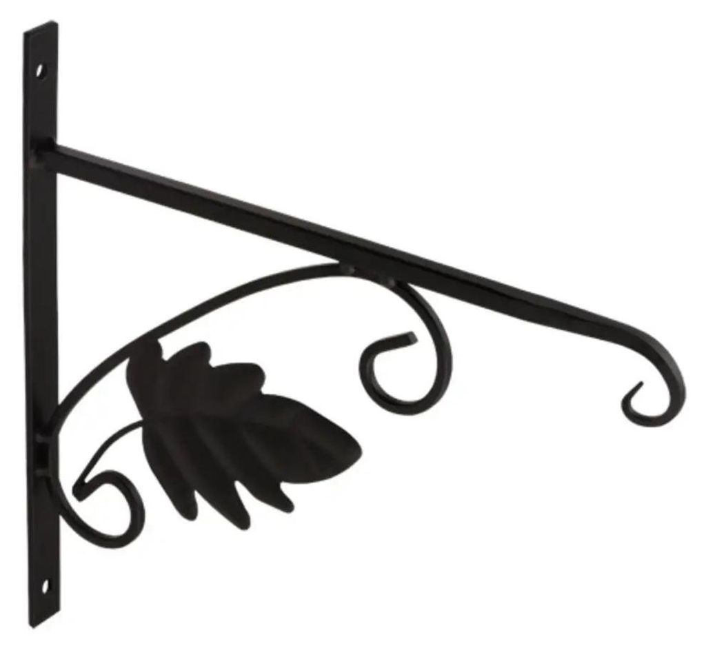 Blumenhalter Eiche 280x280mm Blumenhaken Wandhalter Windlichthalter
