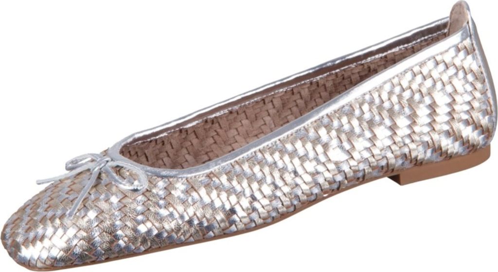 Unisa BIENZA_SHF PLATI/SILV, Ballerina in Silber für Damen, Größe 37