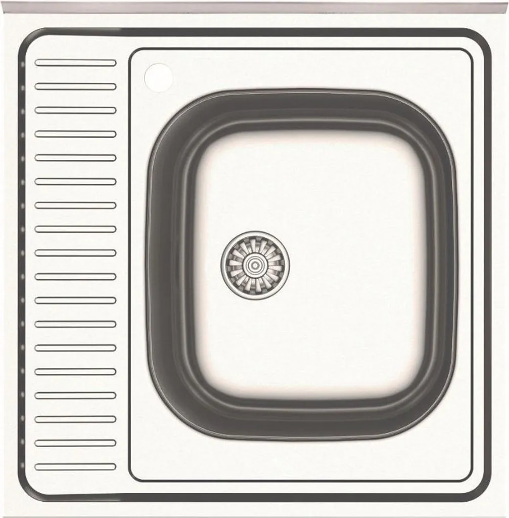 Lavello Industriale 60x60 Inox SA24 Appoggio - Uso Intensivo Cucina