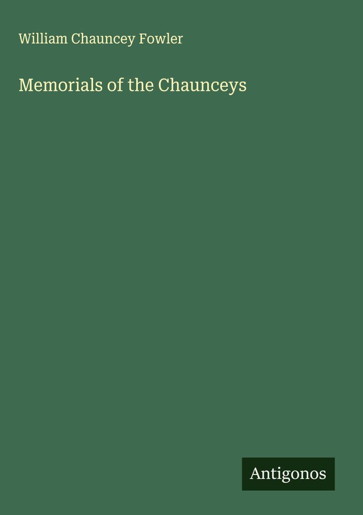 Gedenkstätten der Chaunceys