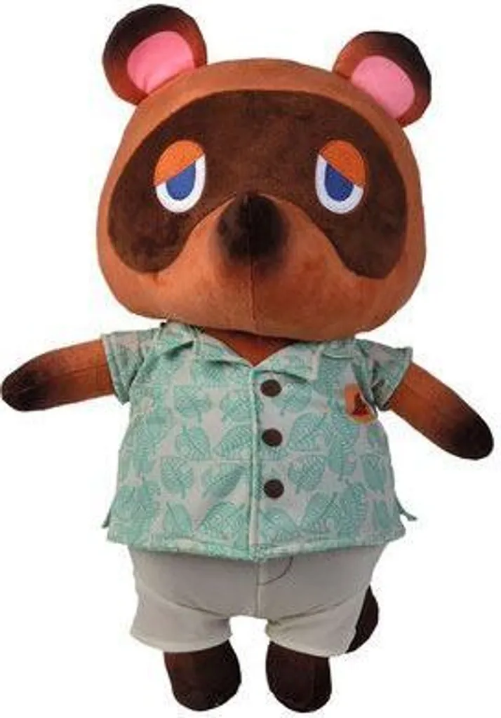 Cadeau Gaming Animal Crossing : Peluche Tom Nook 40 cm pour Fan Nintendo