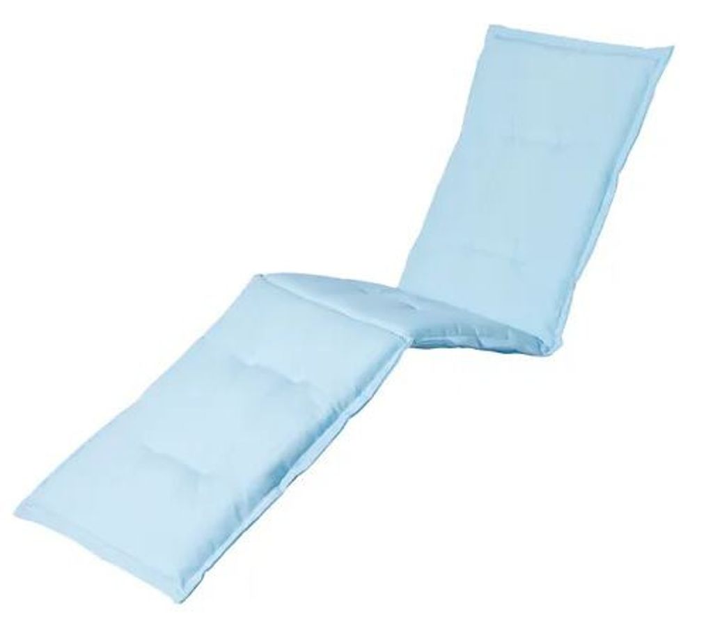 Madison Liegekissen 60x200 cm Panama Skyway, dickes Kissen für Gartenliege, verstellbare Bänder, 50% Baumwolle, 50% Polyester