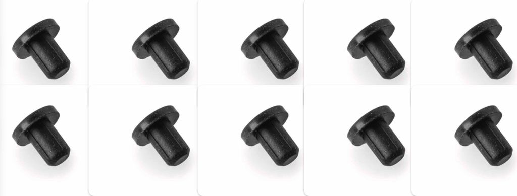 WESCO Gummistopfen-Set mit 10 Stück für Bodenring