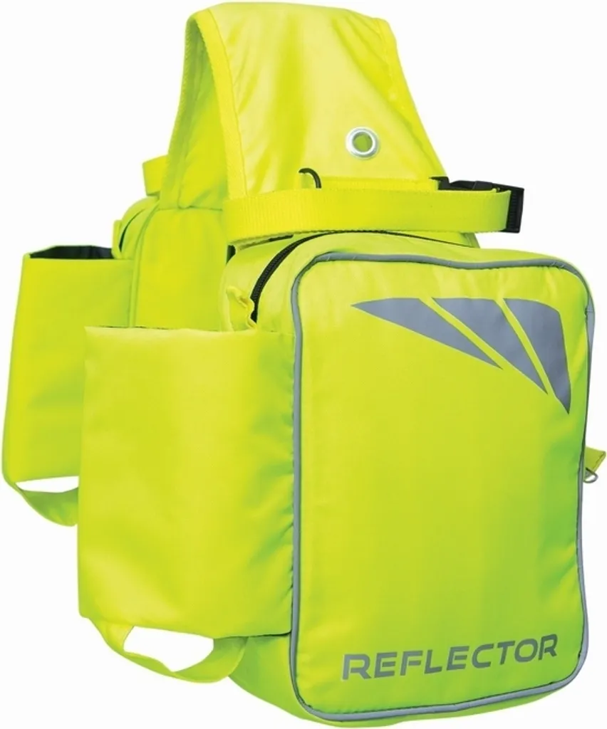 Sacoches de selle Hy Reflector BZ5180 Jaune fluo haute visibilité