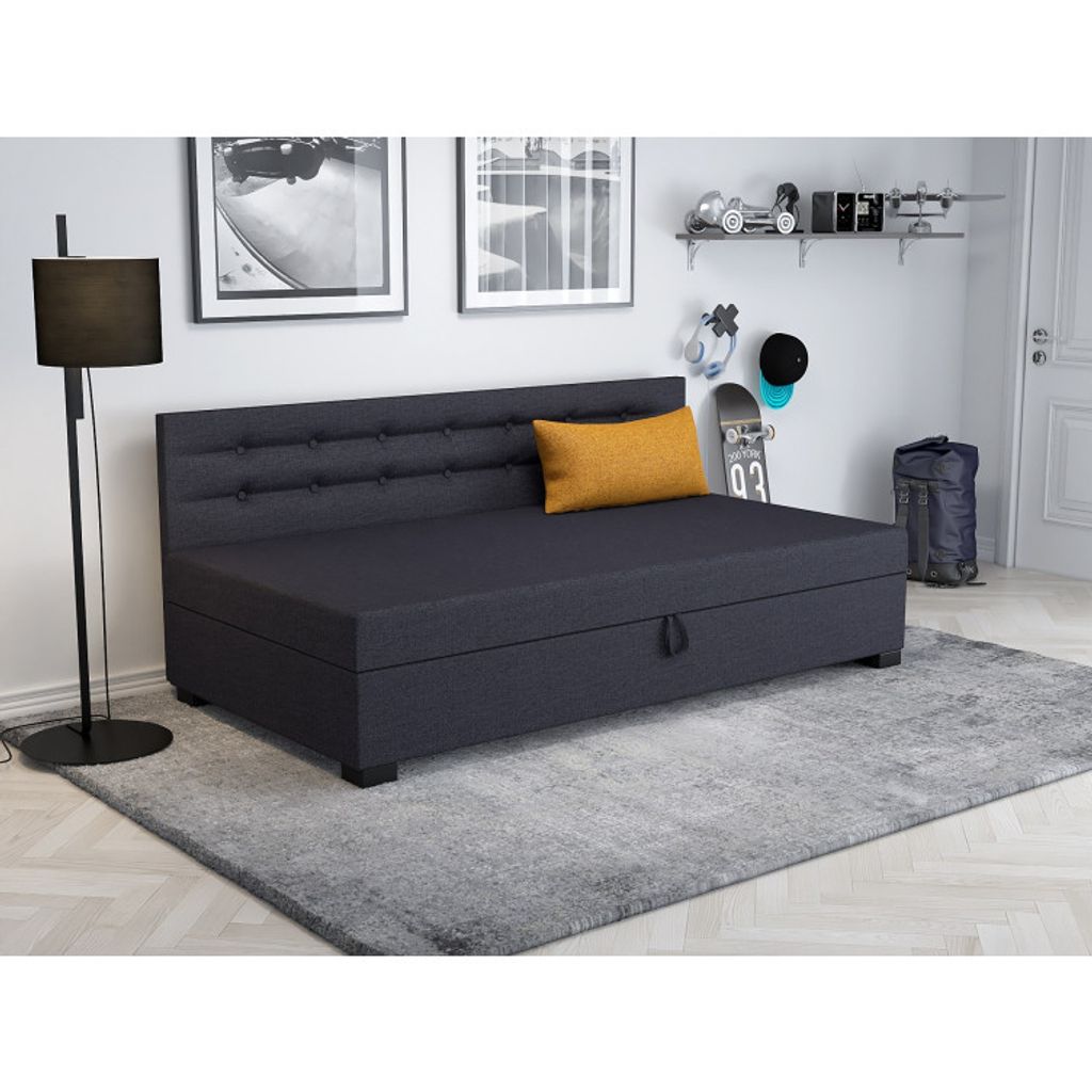 Einzelbett 120x195 NENCI 2 - Graphit
