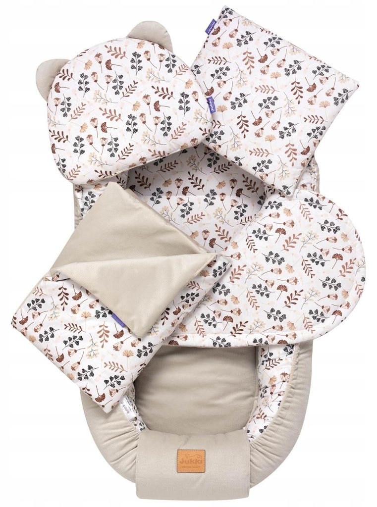 Jukki hnízdečko pro miminko 5dílná sada Comfort 100x55 cm s Obrázek produktu 