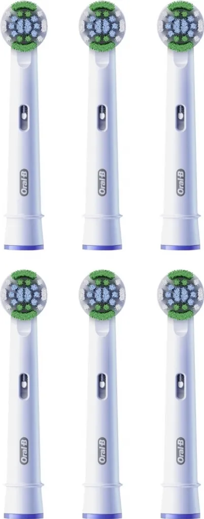 Oral-B Embout Precision Clean Pro avec Poils Antibactériens - 6 Pièces