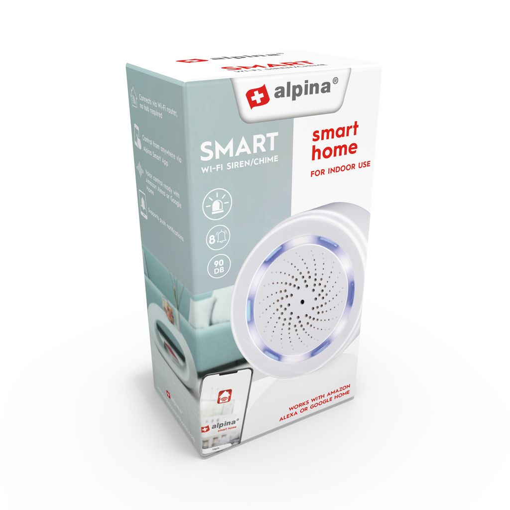 GP12838-Sirène intelligente Tuya ZigBee 3 en 1. capteur de température