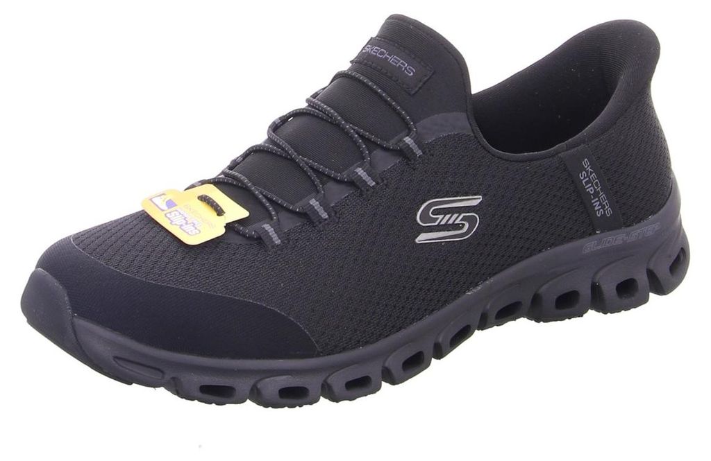 Skechers Damen-Sneaker-Slipper Schwarz, Farbe:schwarz, EU Produktbild 