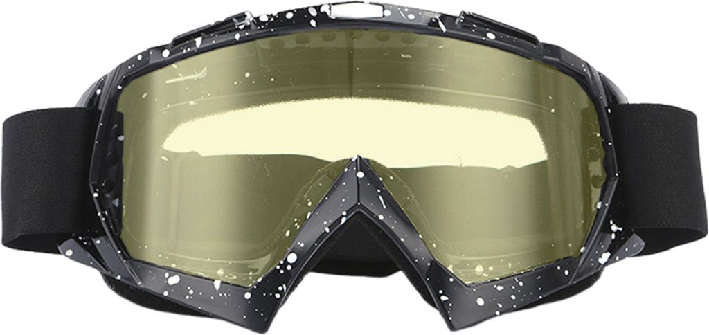 Skibrille, Motorrad-Sonnenbrille mit rutschfestem, verstellbarem Band, Sonnenschutz, winddicht, staubdicht, blockiert UV-Licht, klare Sicht, Sonnen...
