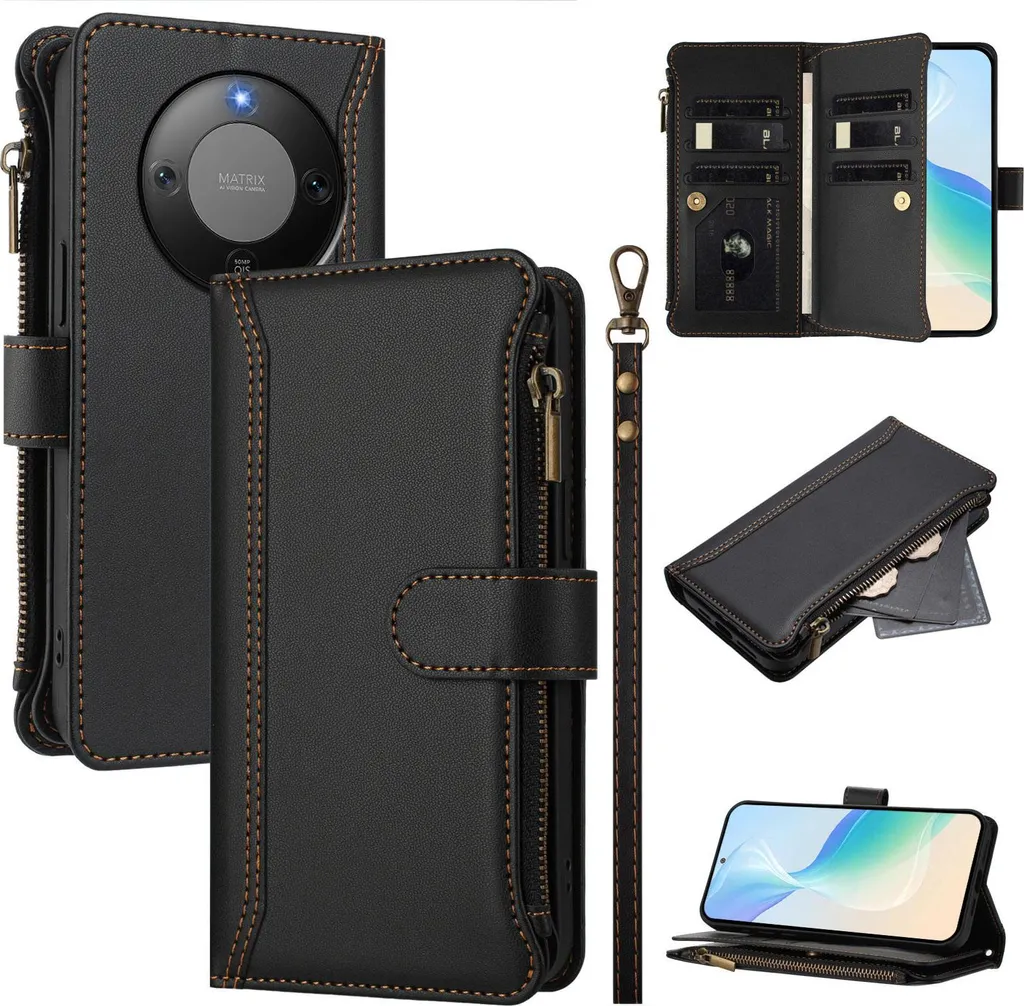 Verco custodia per Honor 7x, Case per Huawei 7x Cover PU Pelle