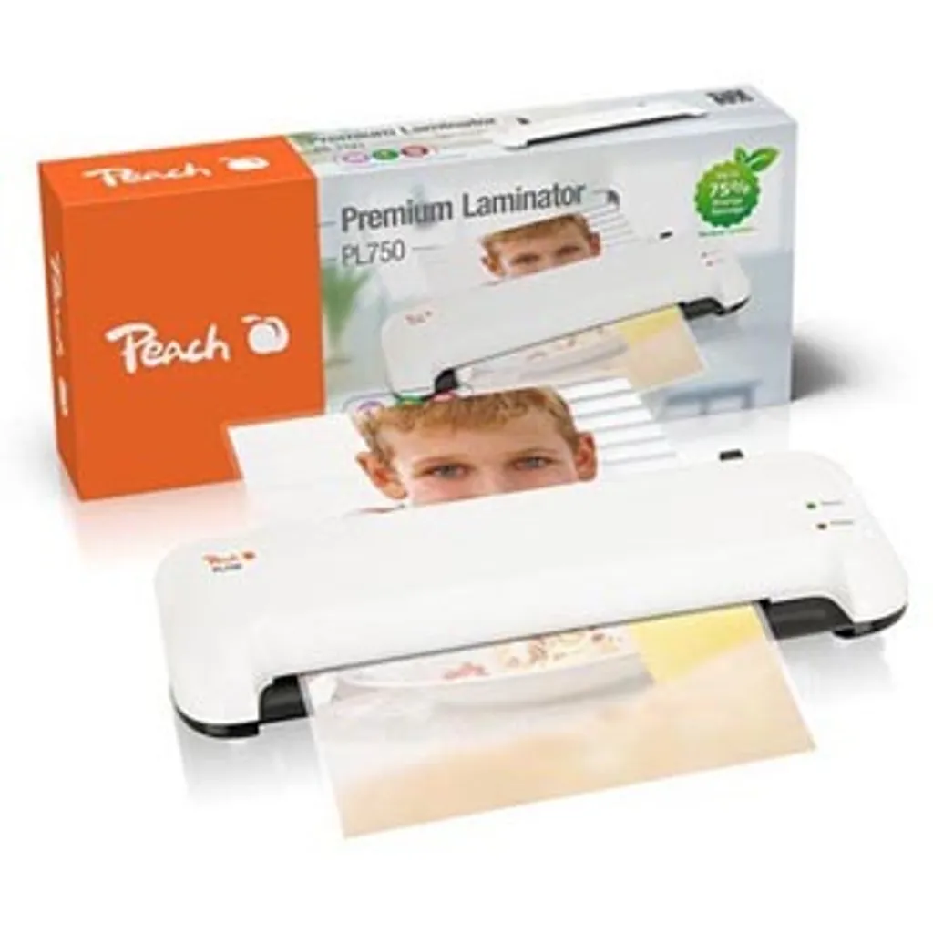 Machine à plastifier A4 polyvalente Peach avec pack de 10 films offerts
