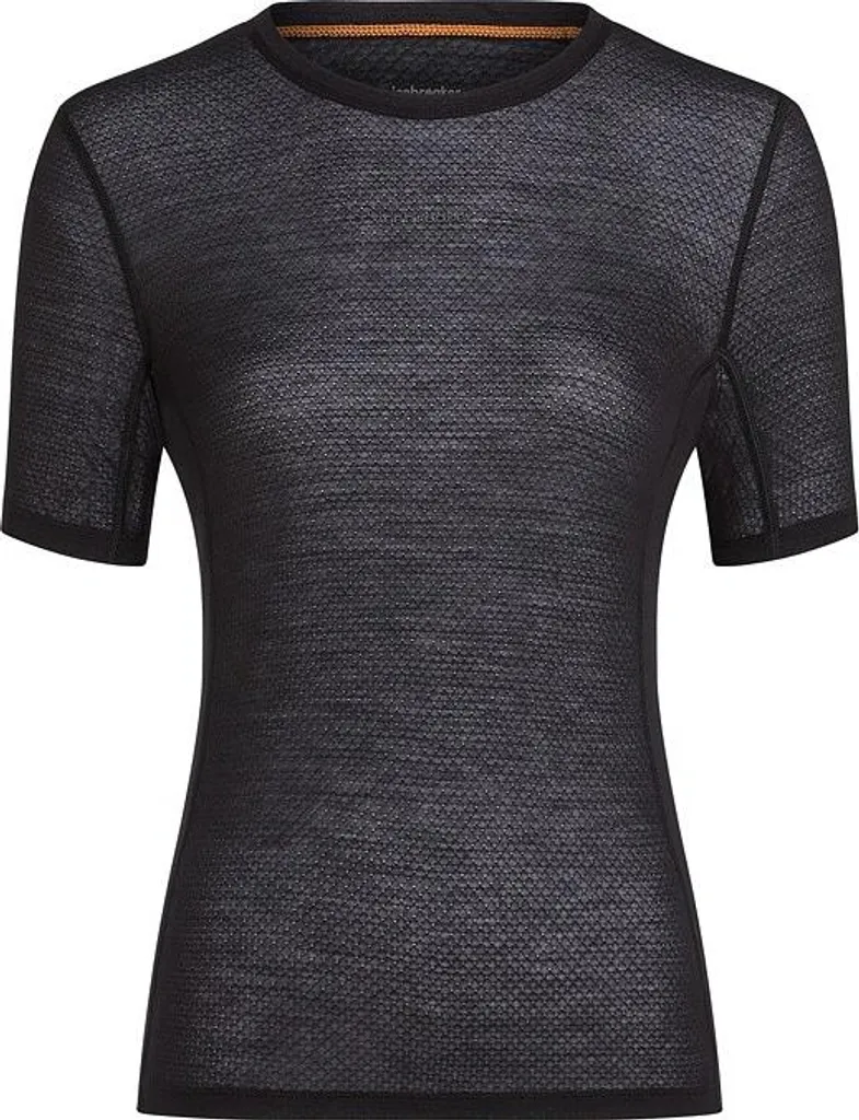 T-shirt Icebreaker Merino 75 Cool-Lite Featherlight SS Crewe Black XL