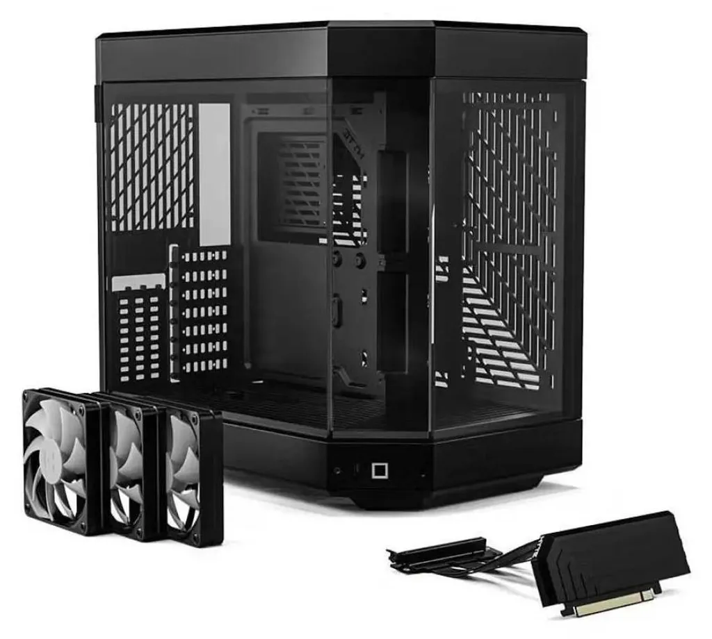 Boîtier PC HYTE Y60 Noir idéal pour configurations de streaming et jeu
