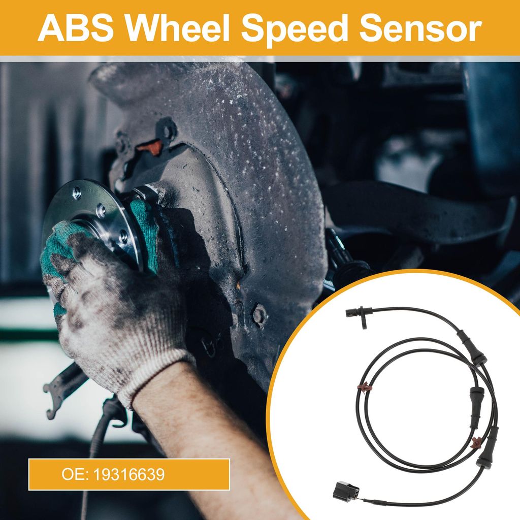 ABS Raddrehzahlsensor Nr. 19316639 hinten rechts ABS Sensor Antiblockiersystem Sensor für Chevrolet City Express 2015-2017
