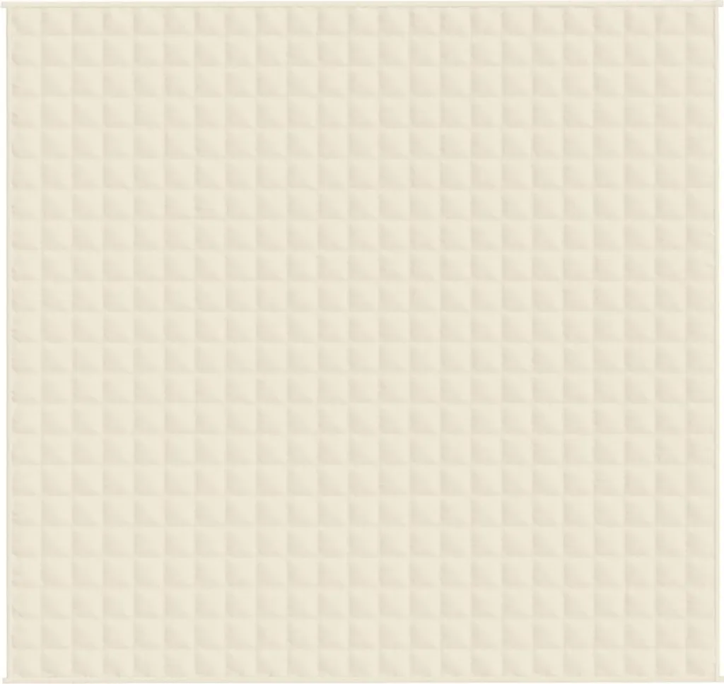 Coperta Pesata 11kg vidaXL 220x230 - Relax Profondo Crema - 7