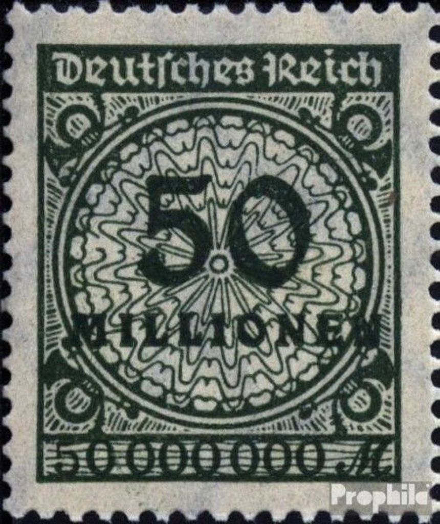 Briefmarken Deutsches Reich 1923 Mi 321A a HT  Sprung im Produktbild 