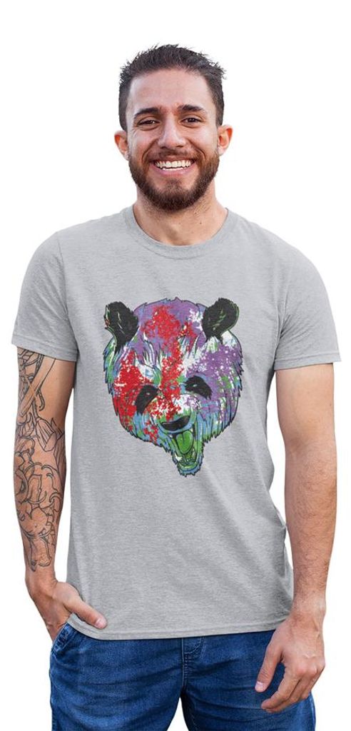 D&B Uni Polo ST00036 Panda Grau-Größe 4XL