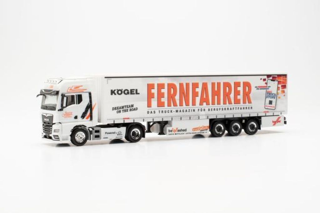 Herpa LKW MAN TG-X GX Aerop. Ga-KSZ Fernfahrer Truck Grand Prix / Justen