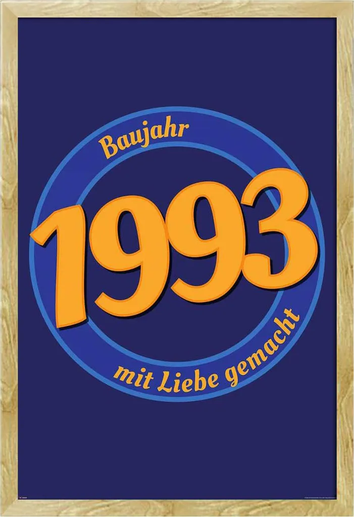 Poster 1993 con Cornice Shinsuke® Maxi Faggio - Collezione Anniversario