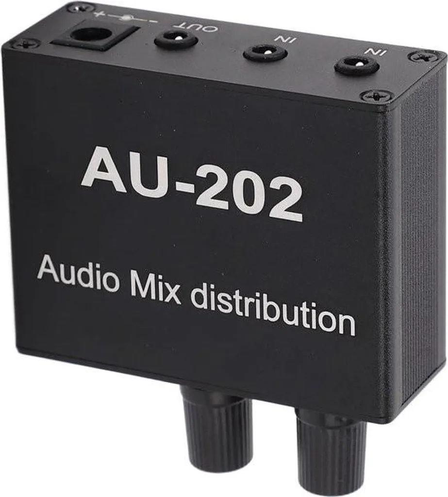 Console Mixage Audio 2 Canaux avec Alimentation pour Son Stéréo Pur - 6