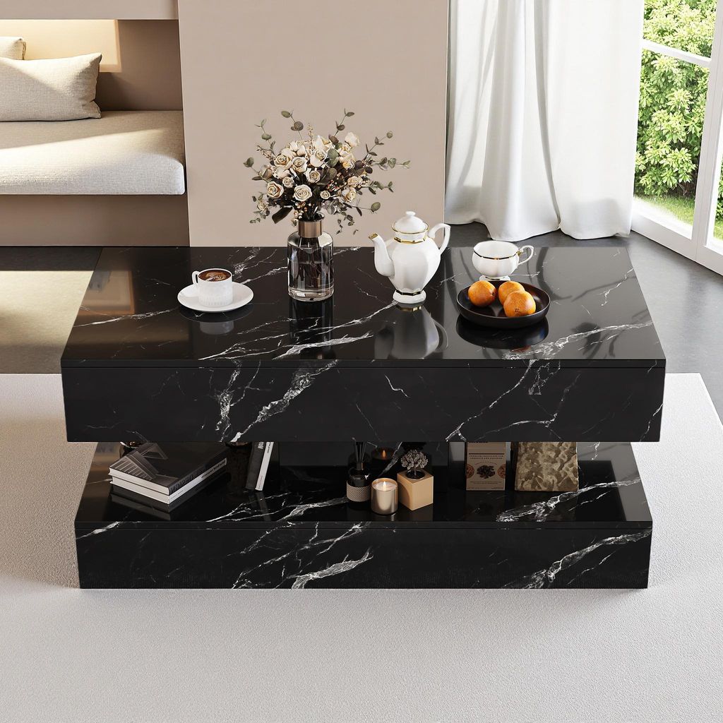Tavolino da divano INONEFT, finitura lucida, con Immagine del prodotto 