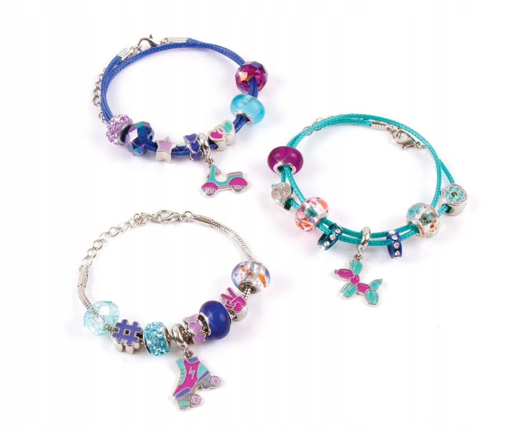 DIY Jewelry Make It Real: Set Halo Charms True Blue per Tween Style